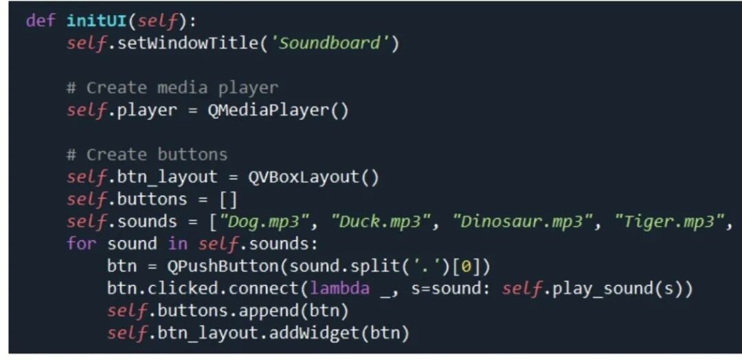 Animal soundboard Python project